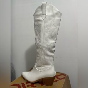 Pointed Toe Embroidered Cowboy Boot 9M